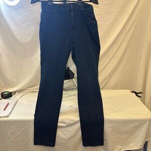 Dash Women’s Blue Straight Leg Stretch Jeans Size Large Rn131121 Black Jems